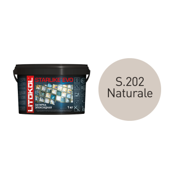 Купить STARLIKE EVO S.202 NATURALE затир.смесь (1kg bucket) в Краснодаре-2