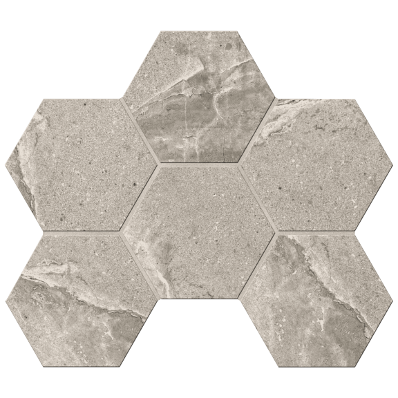 Мозаика KA02 Hexagon 25x28,5 непол.(10 мм)