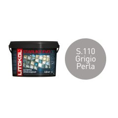Купить STARLIKE EVO S.110 GRIGIO PERLA затир.смесь (2,5kg bucket) в Москве #2
