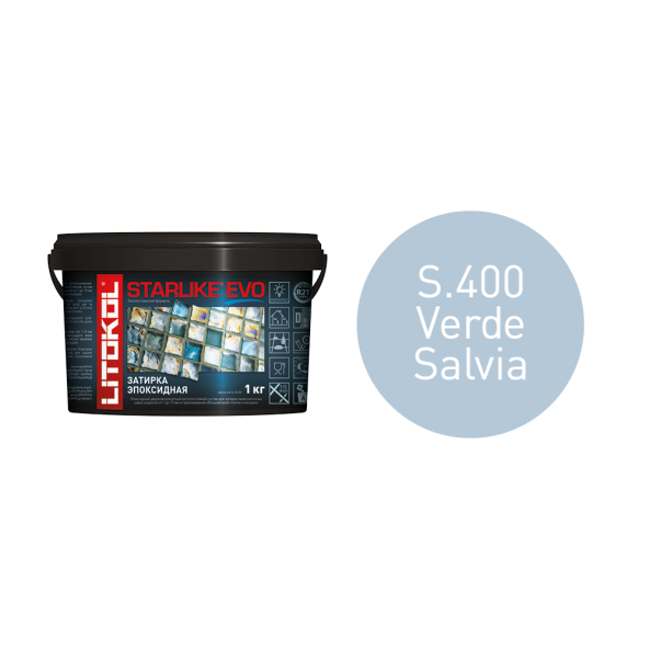 Купить STARLIKE EVO S.400 VERDE SALVIA затир.смесь (1kg bucket) в Воронеже-1