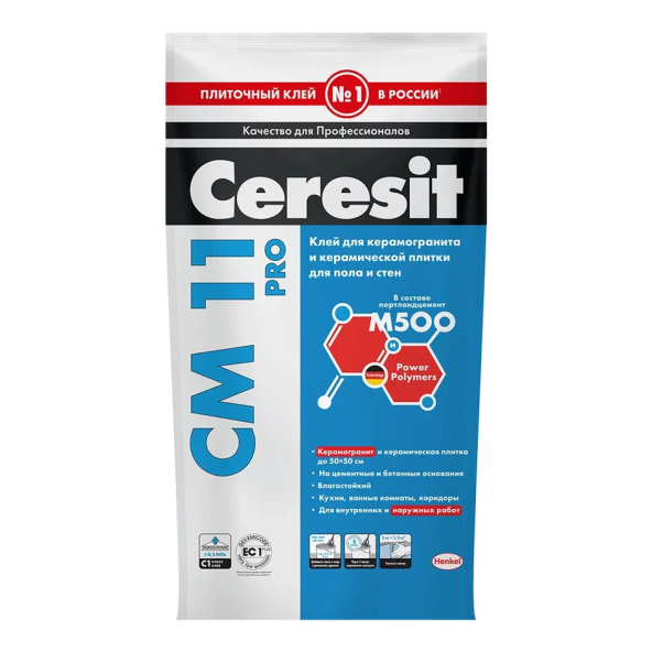 Купить Ceresit CM11/5кг, PRO Плиточный клей, РФ в Нижнем Новгороде-1
