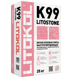 Купить Litostone К99-белая-клеевая смесь 25kg bag в Москве