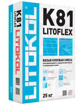 Купить LitoFlex K81 белый-клеевая смесь 25kg bag в Санкт-Петербурге-2