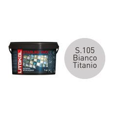 Купить STARLIKE EVO S.105 BIANCO TITANIO затир.смесь (1kg bucket) в Москве #2