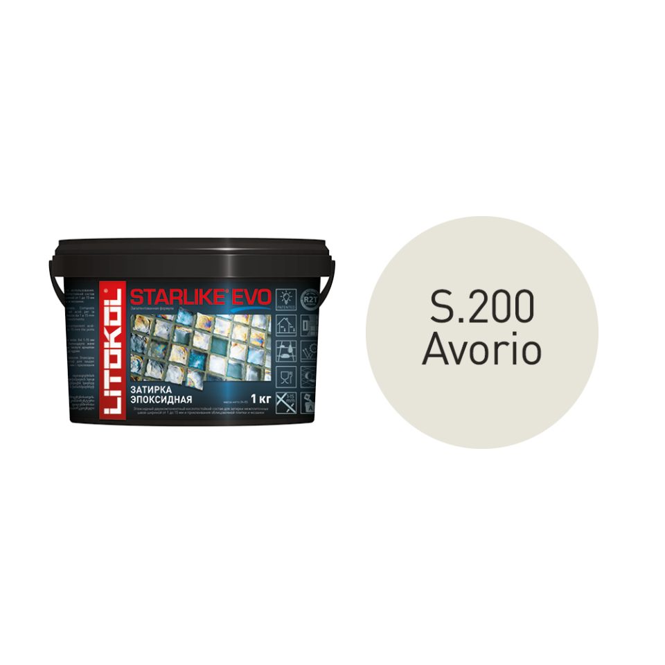 Купить STARLIKE EVO S.200 AVORIO затир.смесь (1kg bucket) в Москве #2