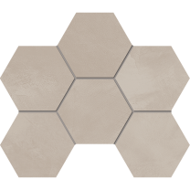 Мозаика GF02 Hexagon 25x28,5 непол.