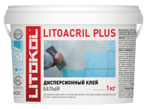 LITOACRIL PLUS - пастообразный клей 1,0 kg bucket