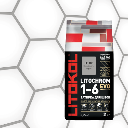 LITOCHROM 1-6 EVO LE 105 серебристо-серый 2kg Al.bag